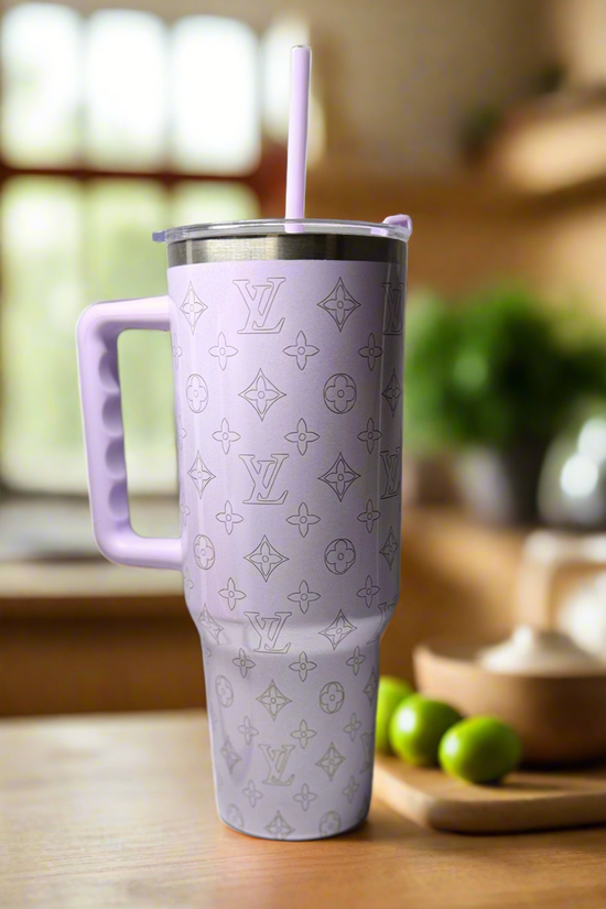 LV Engraved Shimmer Tumbler
