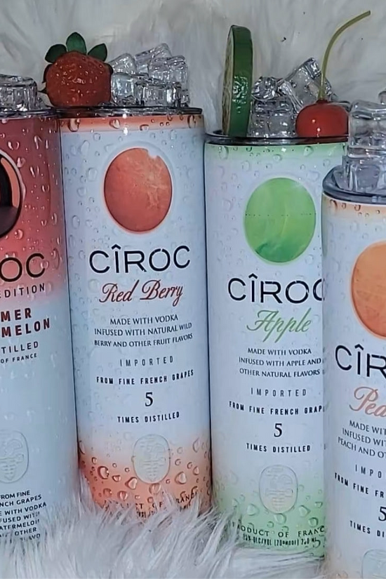 Ciroc 20oz Tumbler with 3D Lid Topper