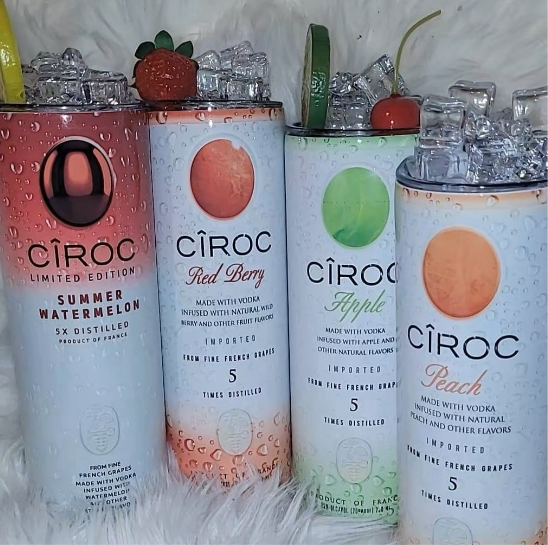 Ciroc 20oz Tumbler with 3D Lid Topper