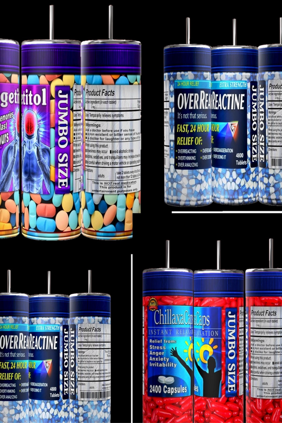 Forgetitall | Adult Issues 20oz Skinny Tumbler