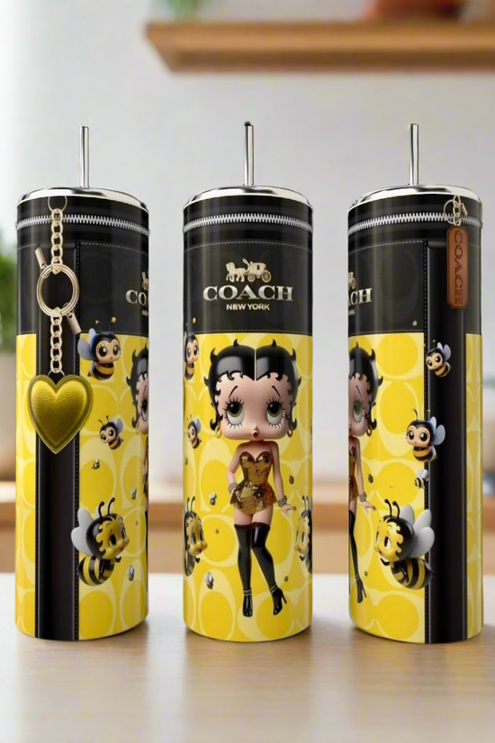 Betty Boop | Yellow 20oz Tumbler