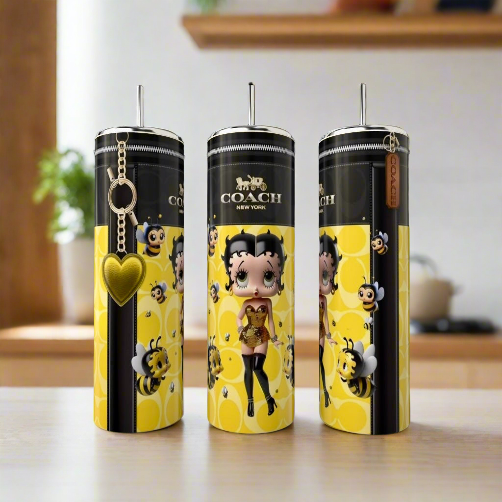 Betty Boop | Yellow 20oz Tumbler