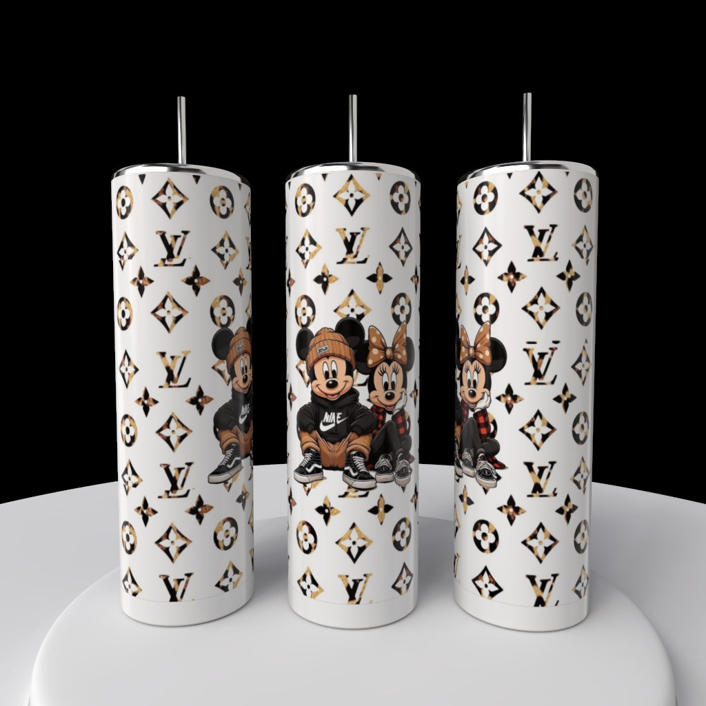 Mickey & Minnie Mouse LV Fashion 20oz Skinny Tumbler