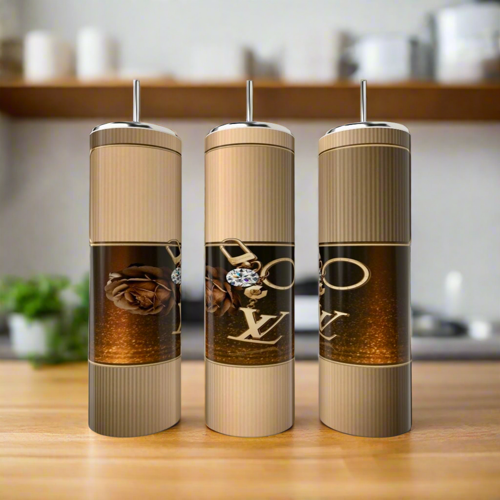 LV Cursive 20oz Tumbler