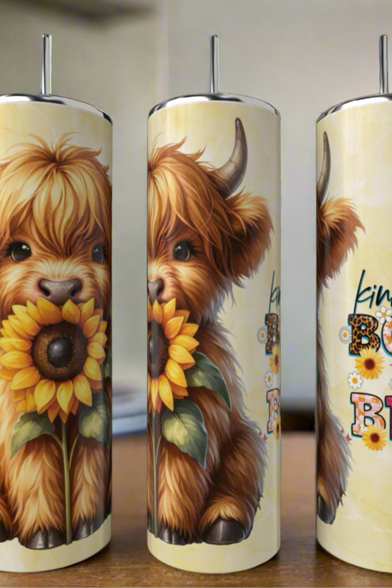 Kinda Boujee But Broke | Cow Collection |  20oz Tumbler