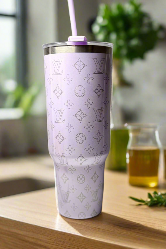 LV Engraved Shimmer Tumbler