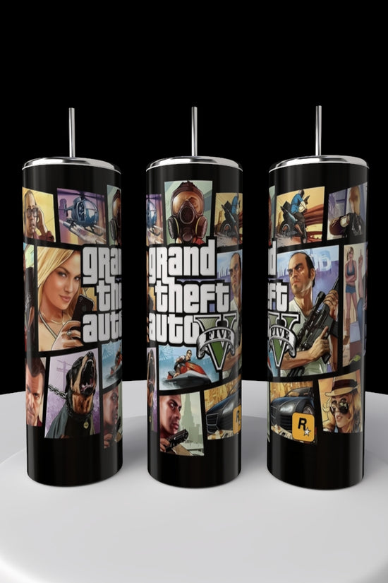 Grand Theft Auto 20oz Tumbler