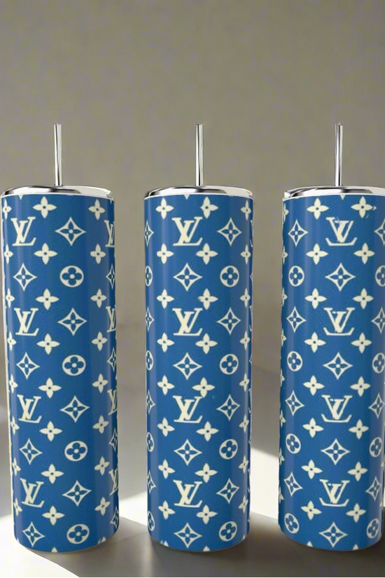 LV Blue & Yellow 20oz Tumbler