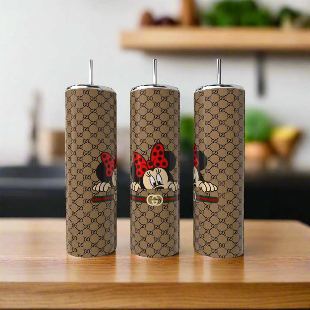 Gucci MIckey Mouse 20oz Skinny Tumbler