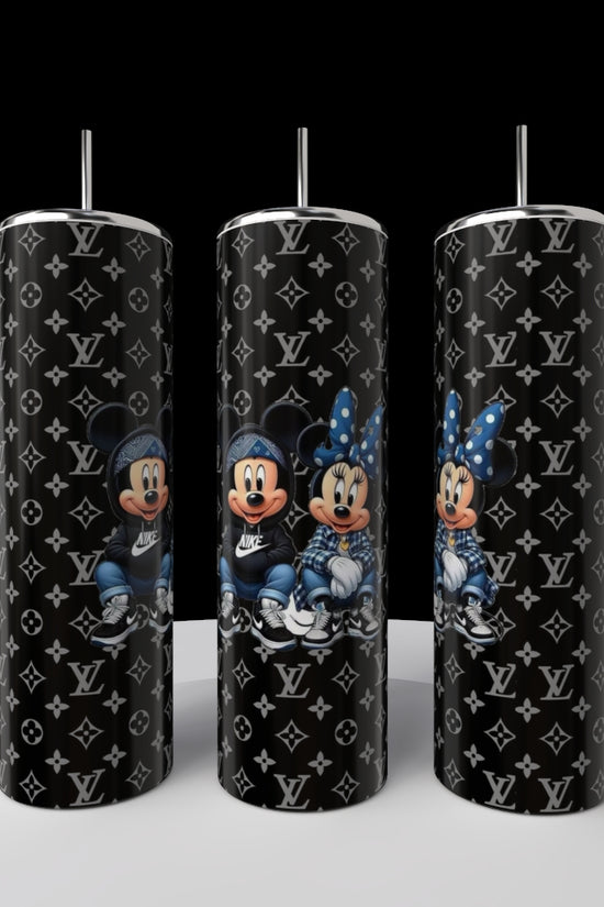 Mickey & Minnie Mouse LV Fashion 20oz Skinny Tumbler