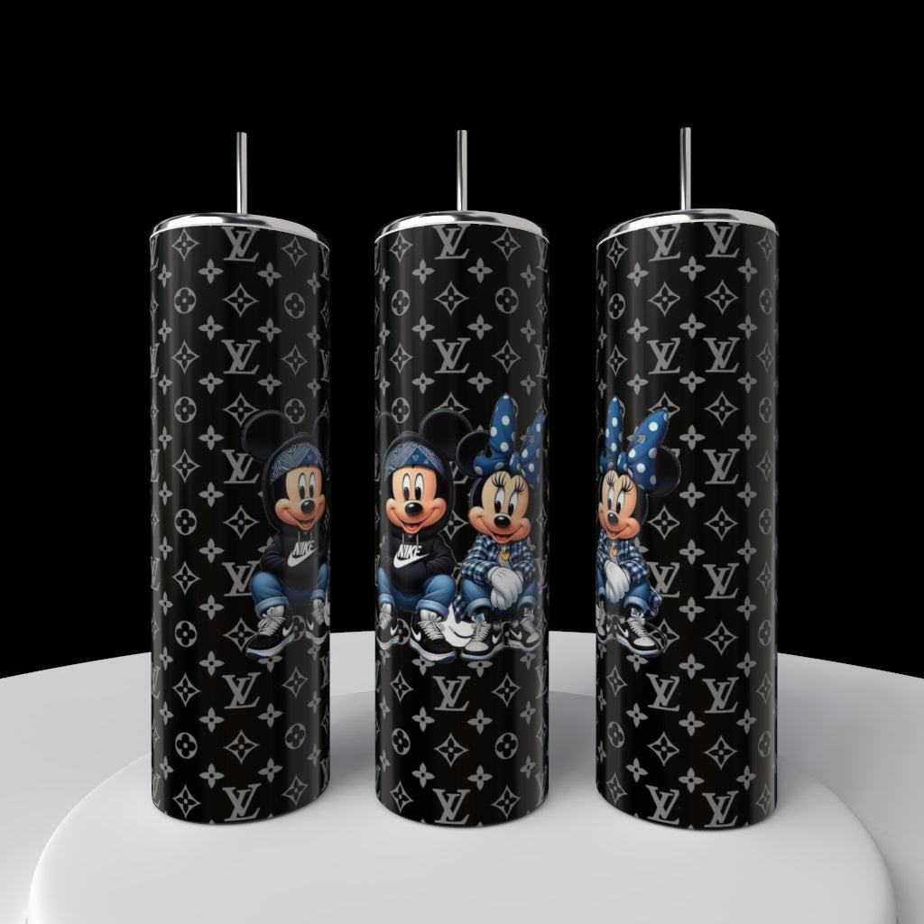 Mickey & Minnie Mouse LV Fashion 20oz Skinny Tumbler