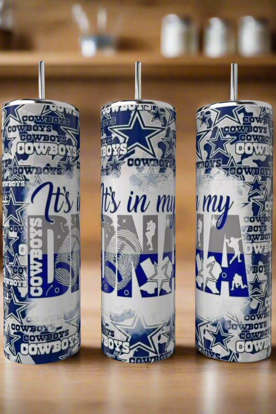 Cowboys | Its In My DNA - 20oz Skinny Tumbler