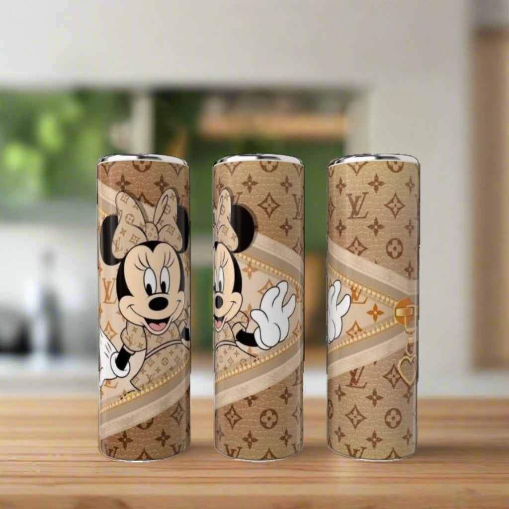 Minnie Mouse LV Peek-a-Boo Collection 20oz Skinny Tumbler