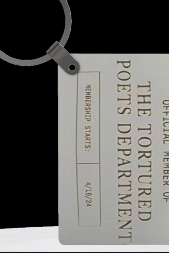 Personalized Members Only TTPD Keychain