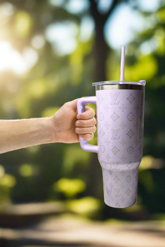 LV Engraved Shimmer Tumbler