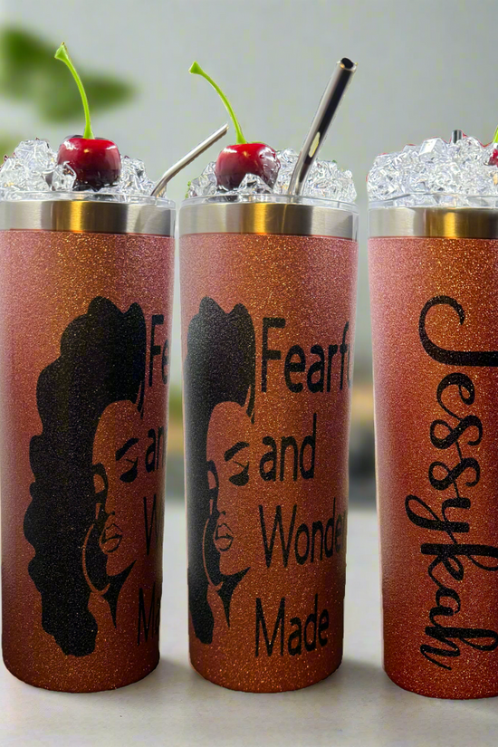 Custom 20oz Tumbler with 3D Lid Topper