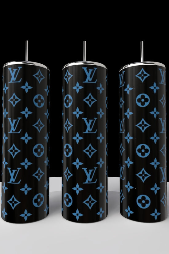 LV Inspired Dark Blue 20oz Tumbler Collection