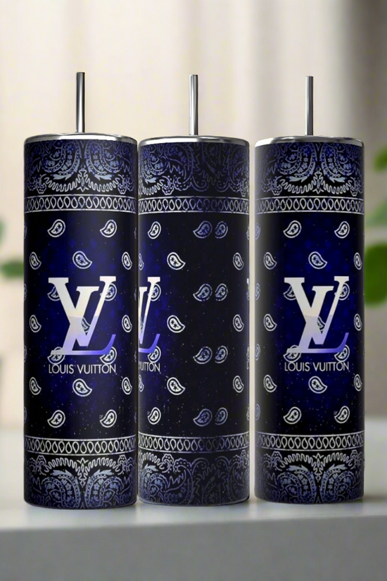 Louis Vuitton Blue Ombre 20oz Tumbler