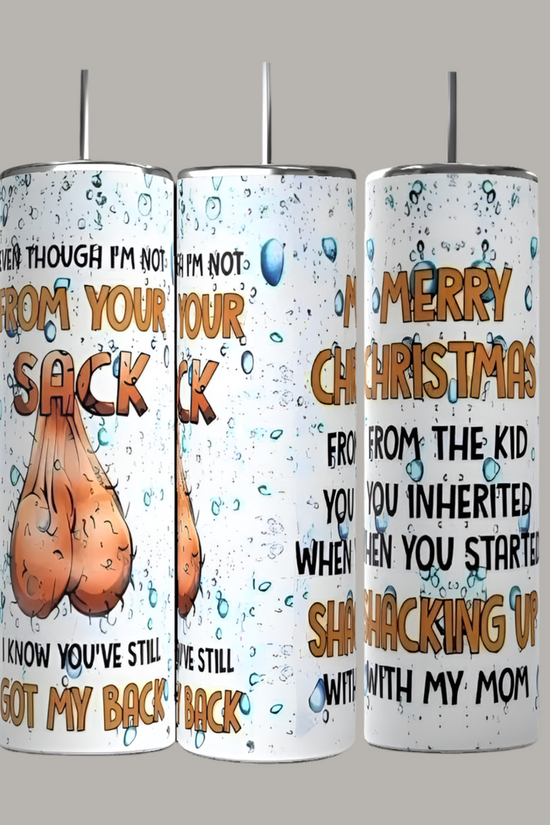Thank You For Shacking Up With My Mom 20oz Skinny Tumbler