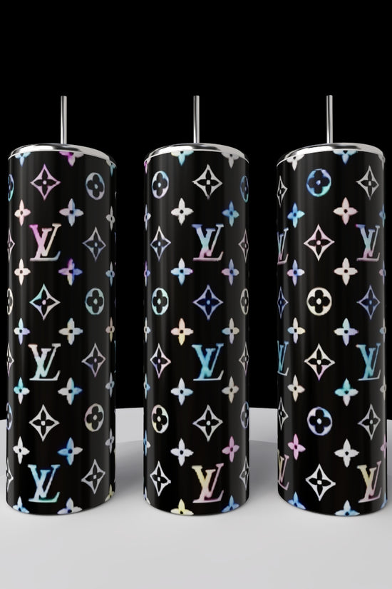 LV Inspired Multicolor 20oz Tumbler