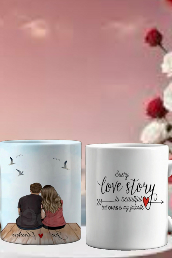 Personalized Couples Ceramic Mug