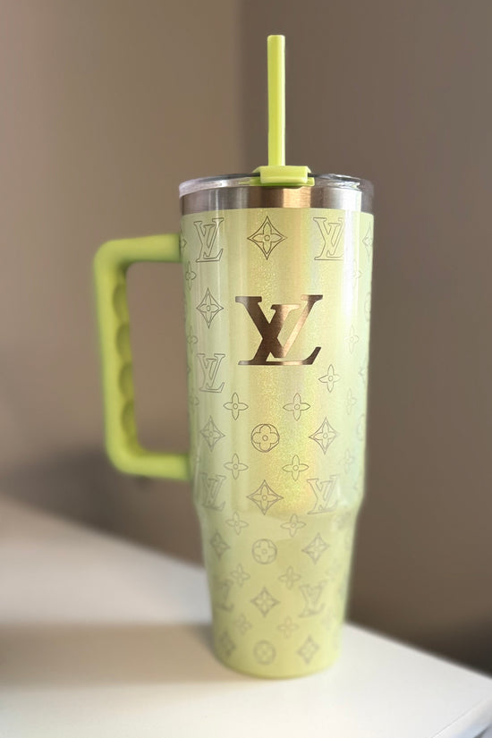 LV Engraved Shimmer Tumbler