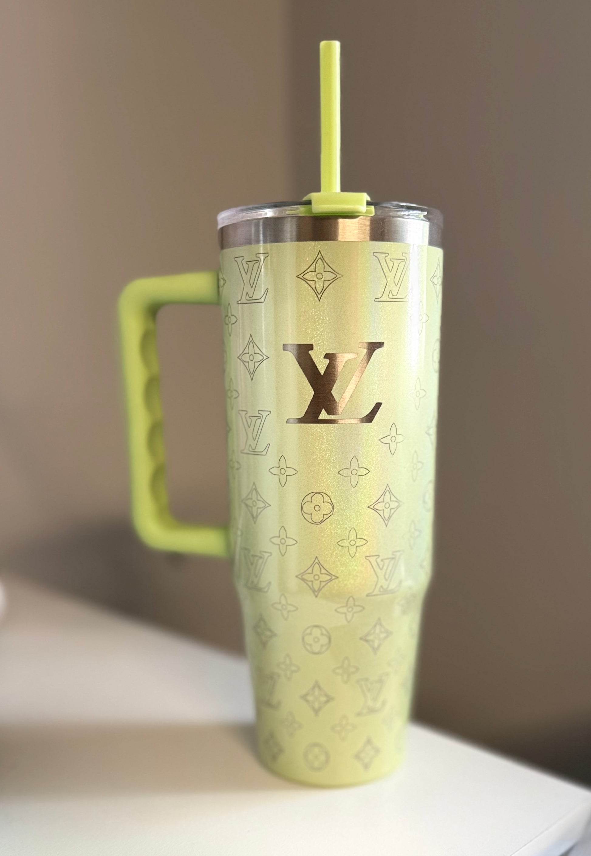 LV Engraved Shimmer Tumbler