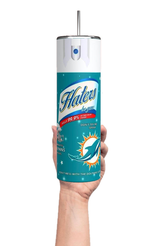 Miami Dolphins Haters- NFL- 20oz Skinny Tumbler
