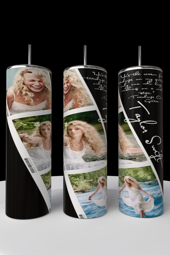 Debut Polaroid Taylor Swift 20oz Skinny Tumbler