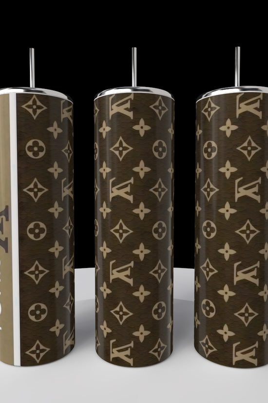 LV Brown 20oz Tumbler