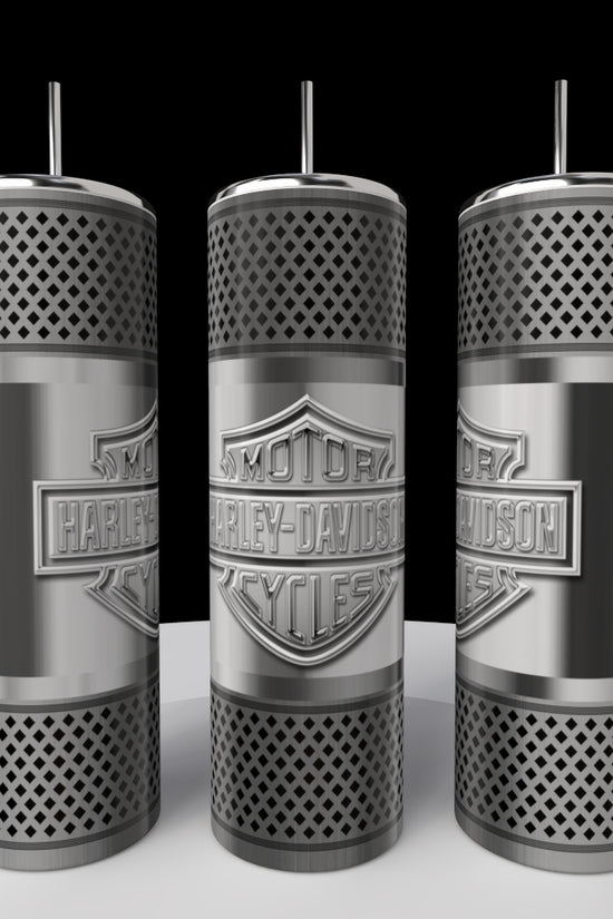 Car Enthusiast Silver Stainless Steel 20oz Tumbler