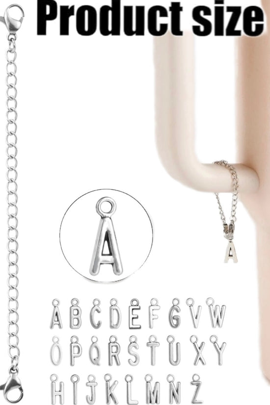 Letter Cup Charm Dangle