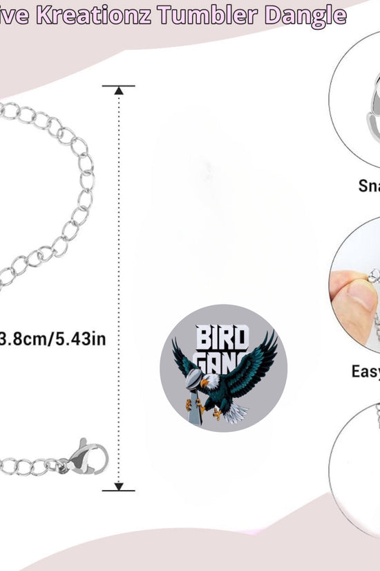Eagles Bird Gang Charm Dangle | Cup Accessory