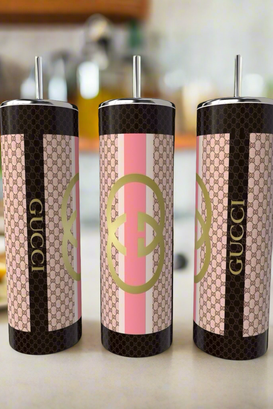 Gucci Pink 20oz Skinny Tumbler