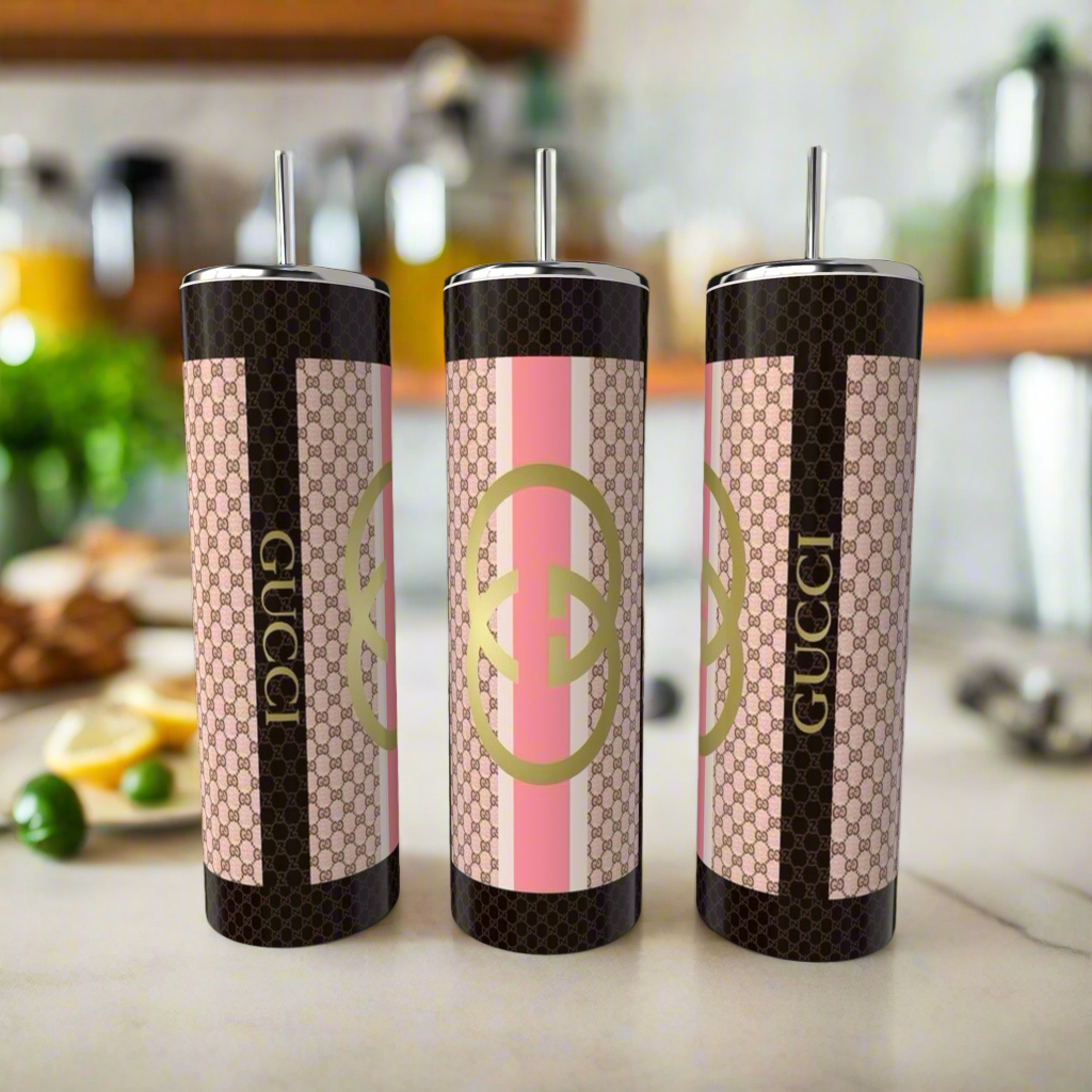 Gucci Pink 20oz Skinny Tumbler