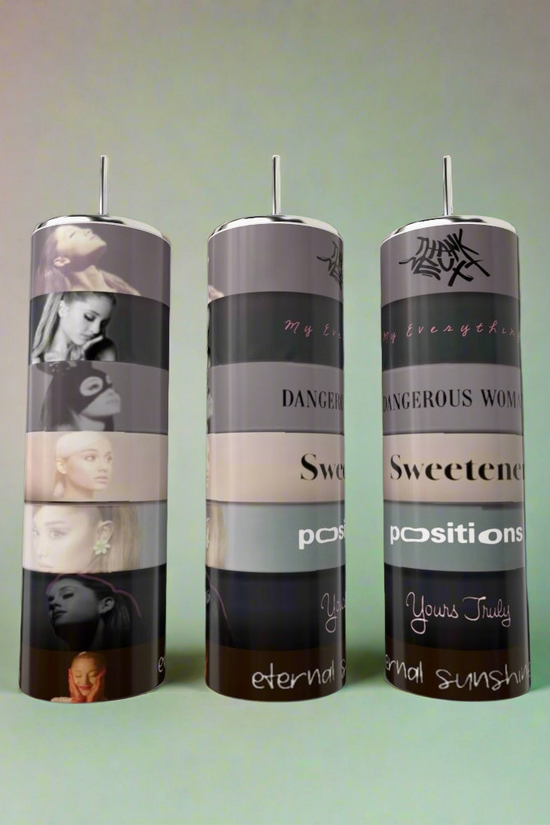 Ariana Grande Album Aesthetic with External Sunshine 20oz Tumbler