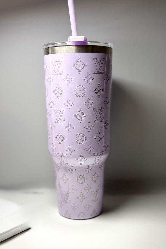 LV Engraved Shimmer Tumbler