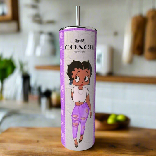 Betty Boop 20oz Skinny Tumbler