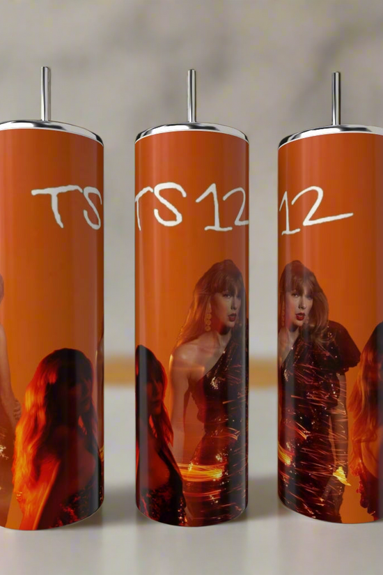 TS12 | Orange Taylor Swift 20oz Tumbler
