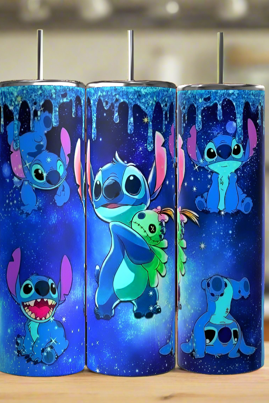 Stitch Glitter 20oz Tumbler