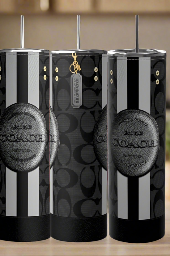 Coach Stripe 20oz Tumbler