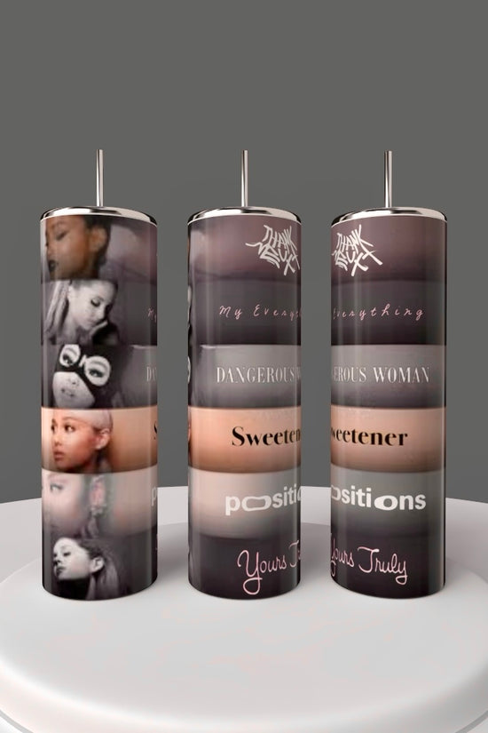 Ariana Grande Album Aesthetic with External Sunshine 20oz Tumbler