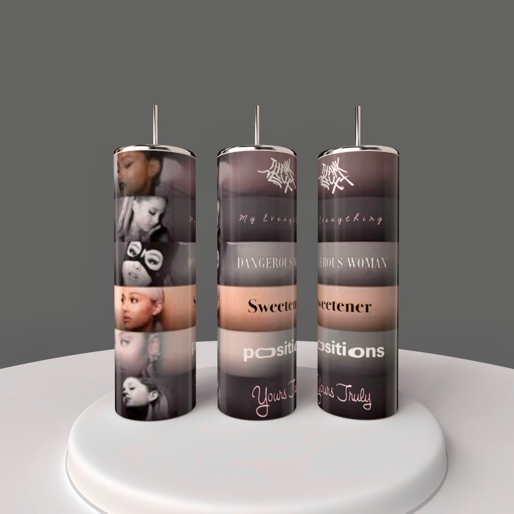 Ariana Grande Album Aesthetic with External Sunshine 20oz Tumbler