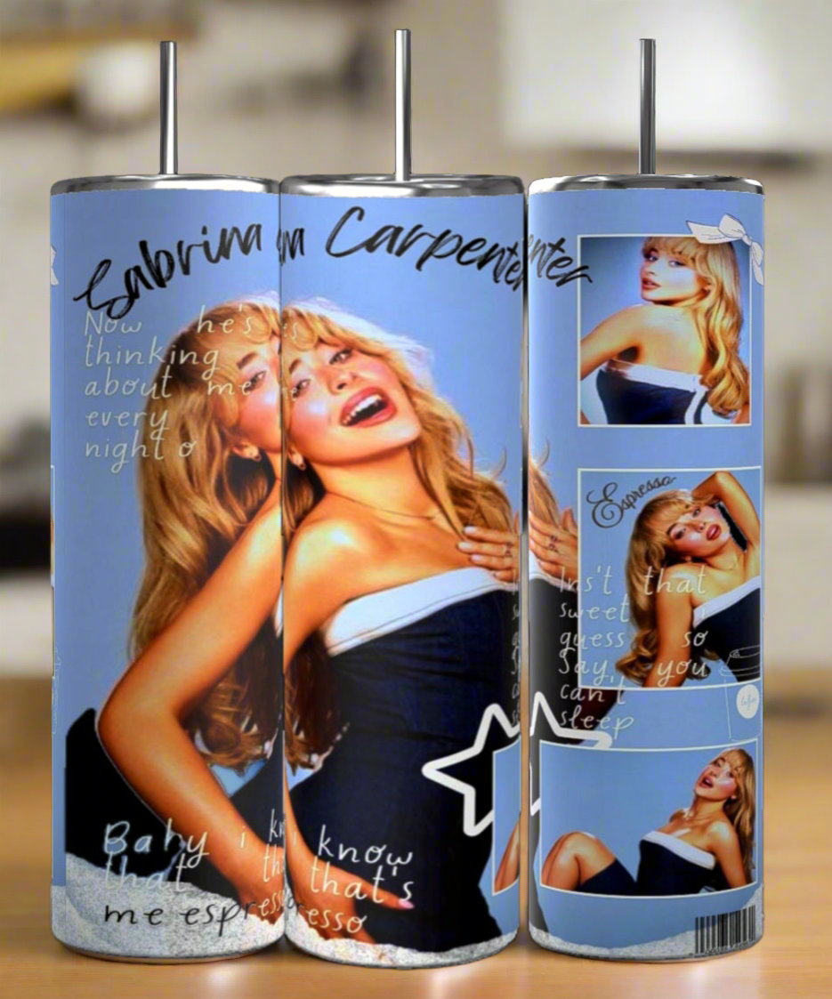 Sabrina Carlenter Expresso 20oz Tumbler