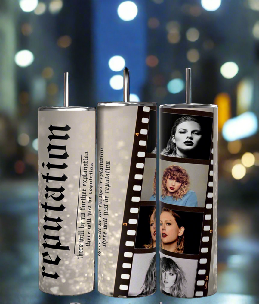 Eras Filmstrip Collage Custom Collection| Taylor Swift 20oz Tumbler!