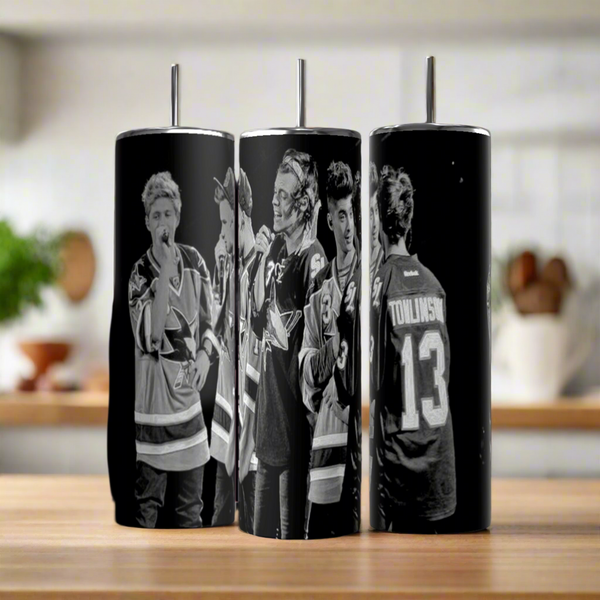 One Direction B&W 20oz Stainless Steel Tumbler