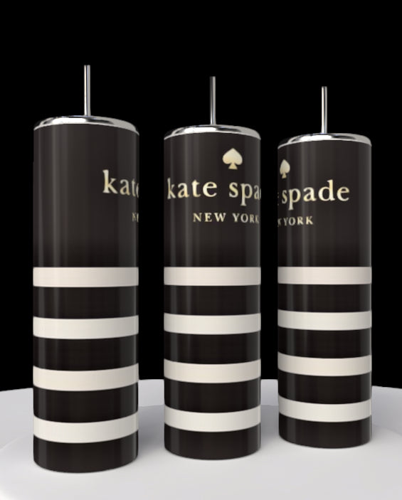 Kate Spade Stripe 20oz Skinny Tumbler