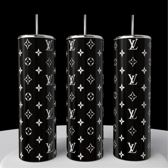 Black & White LV 20oz Tumbler