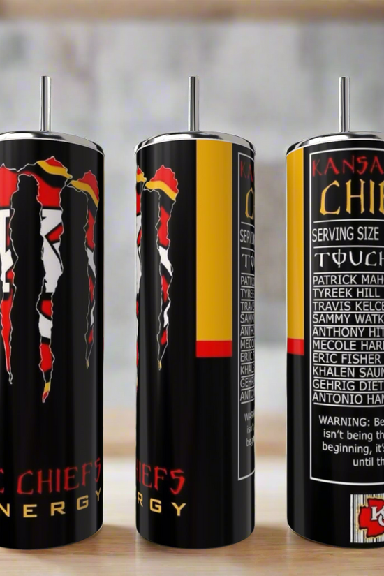 Kansas City Chiefs Monster | 20oz Skinny Tumbler