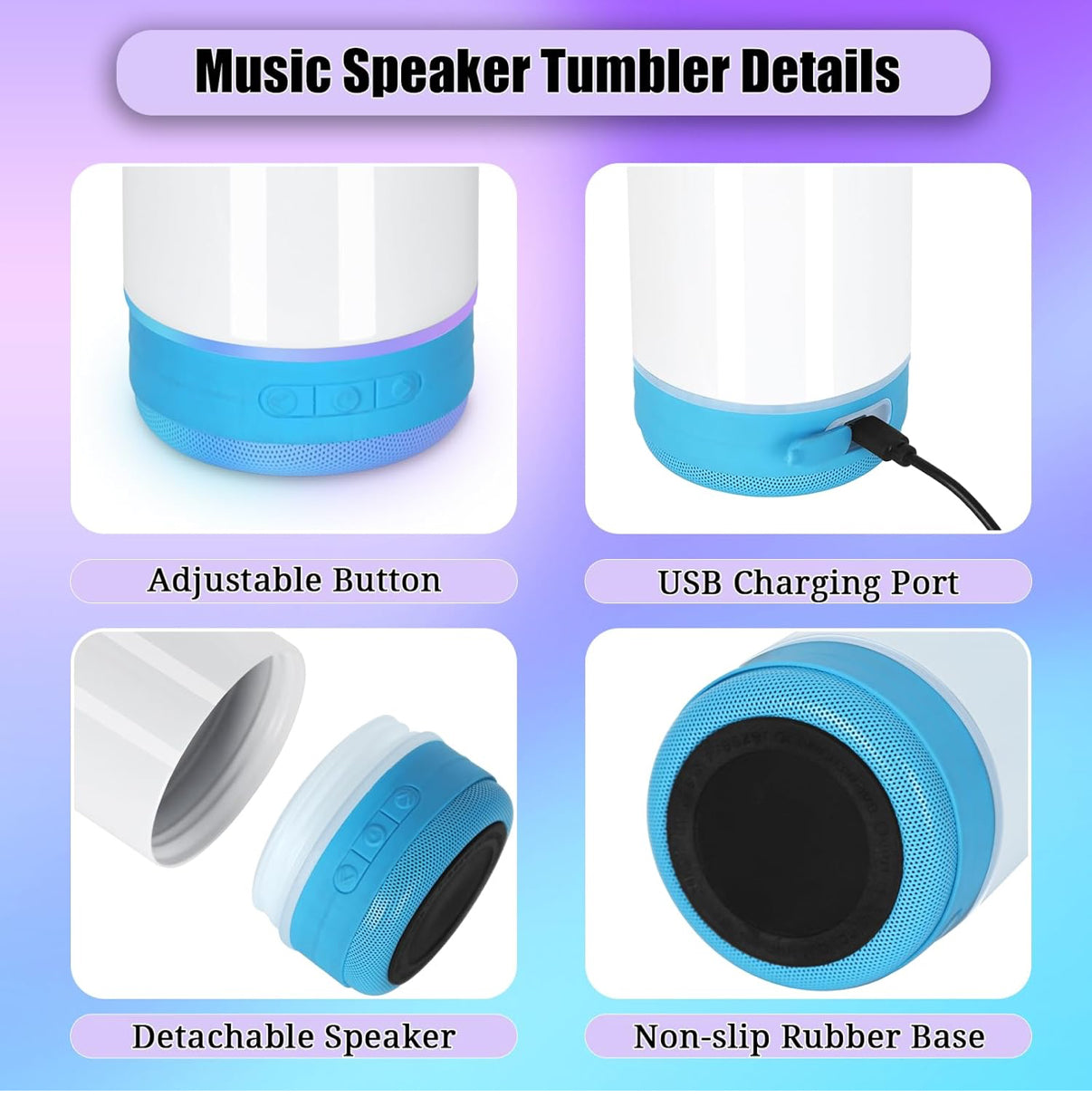 Customized 20oz Bluetooth Tumbler